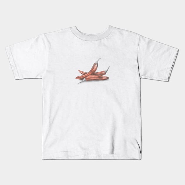 Chile Kids T-Shirt by ArtDary